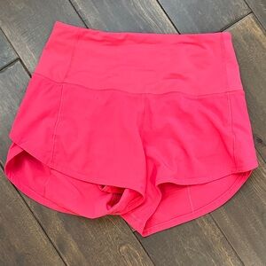 Lululemon Athletica Bright Pink Athletic Shorts